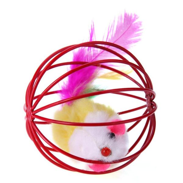 cat toys 6.5cm funny pet kitten playing artificial feather mouse rat mice ball cage cats supplies goods accessories
cat toys 6.5cm funny pet kitten playing artificial feather mouse rat mice ball cage cats supplies goods accessories