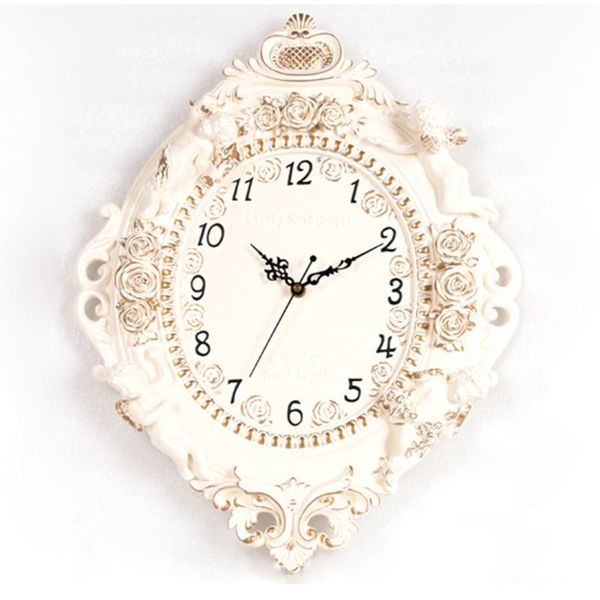 wall clocks creative handmade clock, european rose angel combination design mute home decoration clock
wall clocks creative handmade clock, european rose angel combination design mute home decoration clock