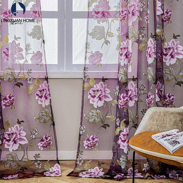 curtain & drapes luxury floral tulle window for bedroom printed sheer voile yarn curtains living room kitchen treatments panels decor
curtain & drapes luxury floral tulle window for bedroom printed sheer voile yarn curtains living room kitchen treatments panels decor