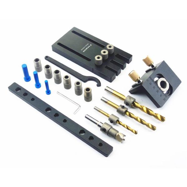 professional hand tool sets 08450-s aluminum alloy 6061 hole opener 3-in-1 wood positioning tool, round drill set, longer rod guide
professional hand tool sets 08450-s aluminum alloy 6061 hole opener 3-in-1 wood positioning tool, round drill set, longer rod guide