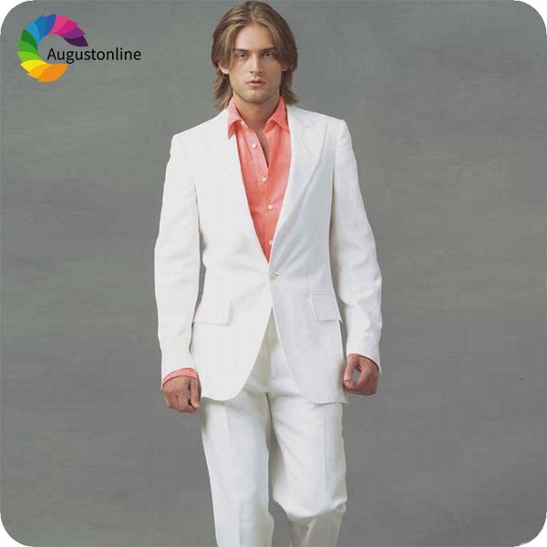 men's suits & blazers white mens wedding slim fit groom tuxedos wide peaked lapel 2piece terno masculino costume homme mariage man, White;black
men's suits & blazers white mens wedding slim fit groom tuxedos wide peaked lapel 2piece terno masculino costume homme mariage man, White;black