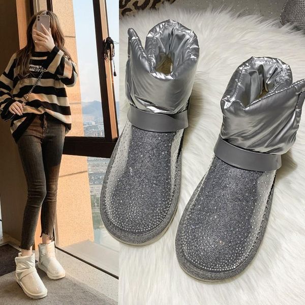 boots winter 2022 women's snow warm round-toe flat-bottomed rhinestone decoration down wool short, Black
boots winter 2022 women's snow warm round-toe flat-bottomed rhinestone decoration down wool short, Black