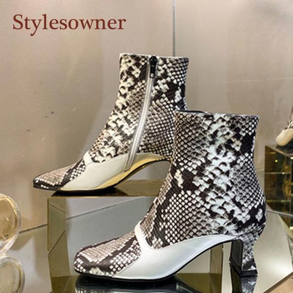 boots pointed-toe snake pattern stiletto female genuine leather temperament side zipper high heel 2021 arrivial, Black
boots pointed-toe snake pattern stiletto female genuine leather temperament side zipper high heel 2021 arrivial, Black
