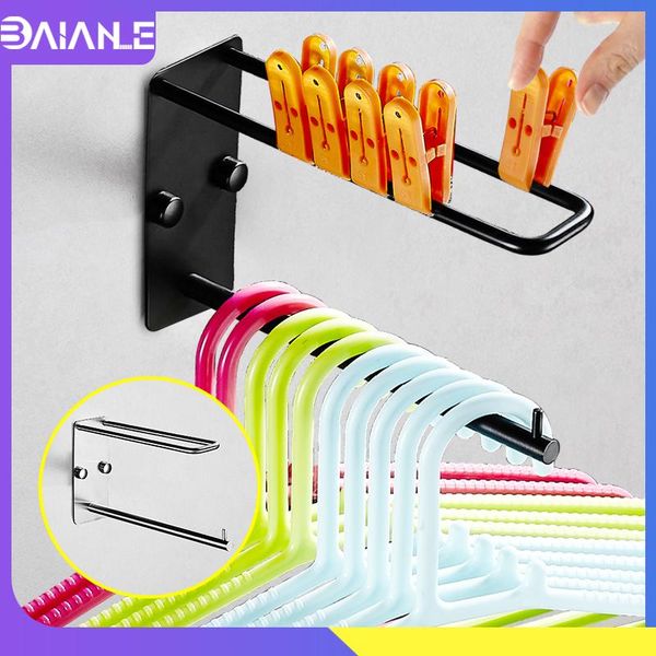 hangers & racks stainless steel clothes hanger wall mounted laundry bathroom drying rack clips storage holder outdoor indoor balcony towel b
hangers & racks stainless steel clothes hanger wall mounted laundry bathroom drying rack clips storage holder outdoor indoor balcony towel b