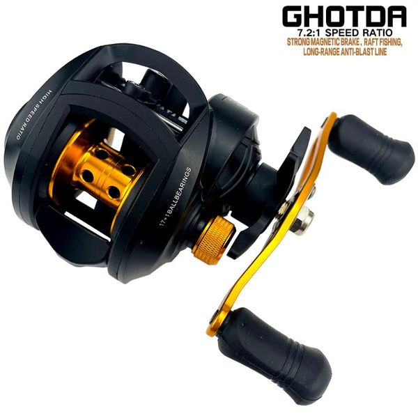 fishing reel gear ratio 7.2:1 magnetic brake 17+1bb saltwater baitcasting reels
fishing reel gear ratio 7.2:1 magnetic brake 17+1bb saltwater baitcasting reels