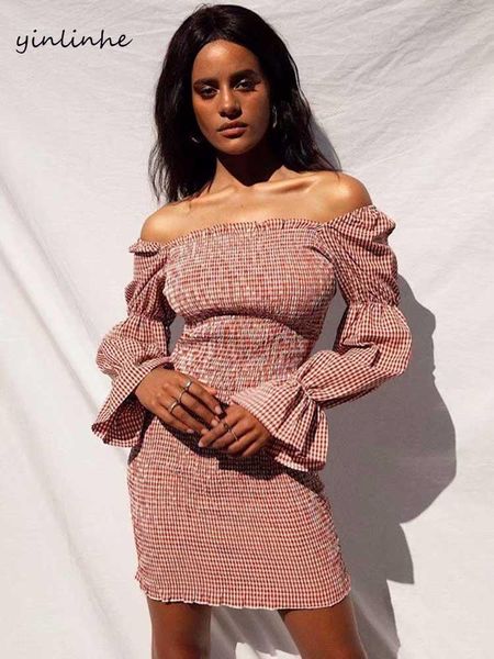 casual dresses yinlinhe vintage red plaid bodycon dress women long sleeve off shoulder summer slash neck elasticity vestidos 1409, Black;gray
casual dresses yinlinhe vintage red plaid bodycon dress women long sleeve off shoulder summer slash neck elasticity vestidos 1409, Black;gray