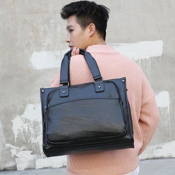 men's bag casual one-shoulder crossbody leather handbag travel trend document computer duffel bags
men's bag casual one-shoulder crossbody leather handbag travel trend document computer duffel bags