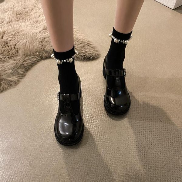 dress shoes pamanni women's loafers autumn crystal buckle strap design female pumps shallow fashion round toe y2k ladies mary janes, Black
dress shoes pamanni women's loafers autumn crystal buckle strap design female pumps shallow fashion round toe y2k ladies mary janes, Black