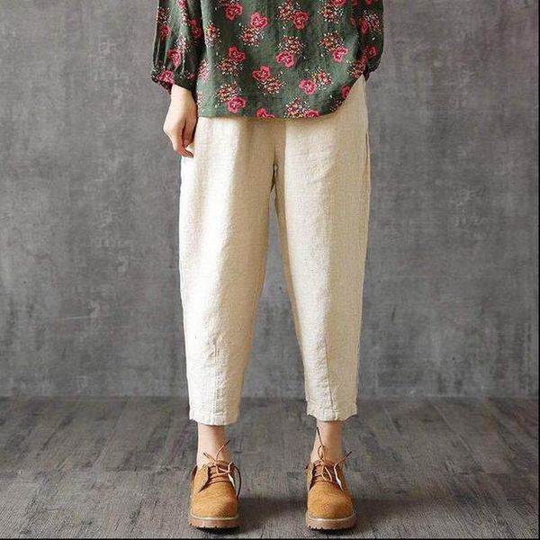 vintage plus size women capris white cotton pants summer elastic waist loose casual harem womens pocket linen, Black;white
vintage plus size women capris white cotton pants summer elastic waist loose casual harem womens pocket linen, Black;white