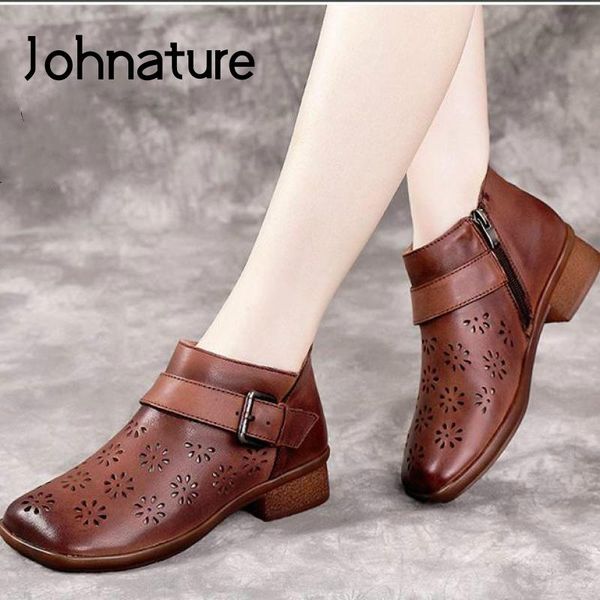 dress shoes johnature pumps women 2021 spring/autumn genuine leather square toe casual zip buckle handmade retro ladies, Black
dress shoes johnature pumps women 2021 spring/autumn genuine leather square toe casual zip buckle handmade retro ladies, Black