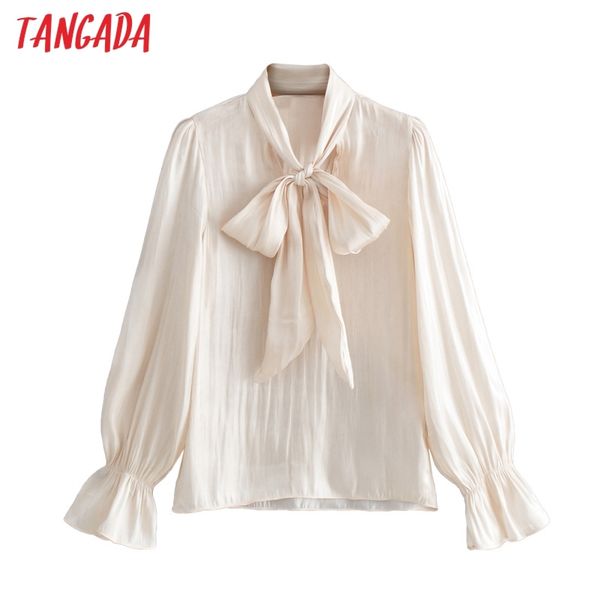 women silver yarn bow shirts long sleeve solid turn down collar elegant office ladies work wear blouses 3c06 210416, White
women silver yarn bow shirts long sleeve solid turn down collar elegant office ladies work wear blouses 3c06 210416, White