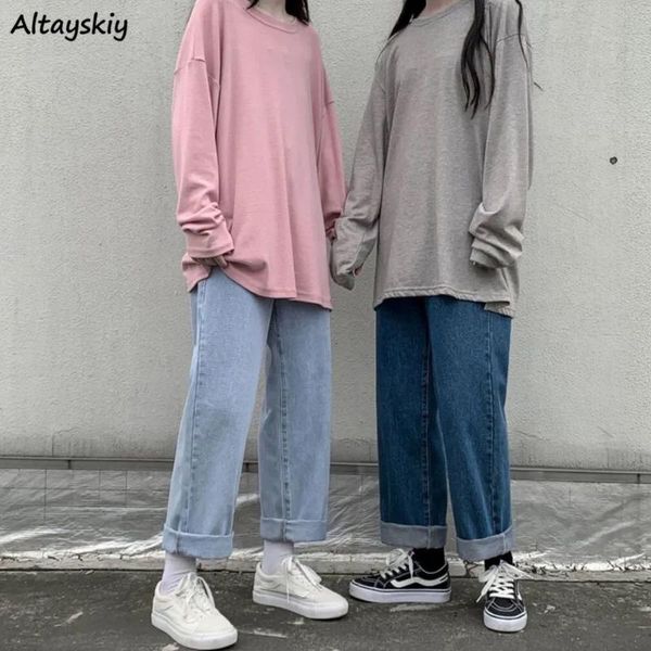 women's jeans blue women empire straight trousers all-match teens button baggy korean style fashion chic bottoms bf
women's jeans blue women empire straight trousers all-match teens button baggy korean style fashion chic bottoms bf