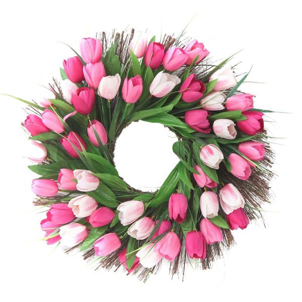 simulation pink tulip wreath wedding decoration wall hanging artificial flowers spring decor for front door garden decorative & wreaths
simulation pink tulip wreath wedding decoration wall hanging artificial flowers spring decor for front door garden decorative & wreaths