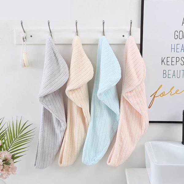 towel solid color coral fleece dry hair cap polyester stripe simple strong water absorption quick use for adults kids bathroom
towel solid color coral fleece dry hair cap polyester stripe simple strong water absorption quick use for adults kids bathroom