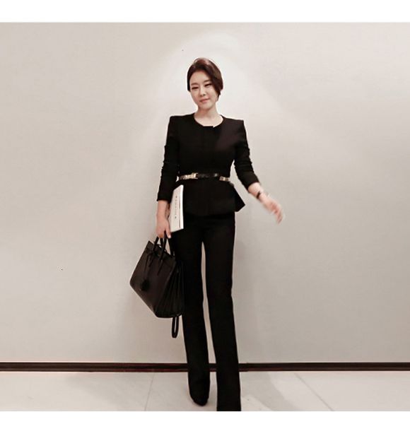women's two piece pants women outfits fashion autumn winter black belt falbala suit blazer + solid 2 set deeu, White
women's two piece pants women outfits fashion autumn winter black belt falbala suit blazer + solid 2 set deeu, White