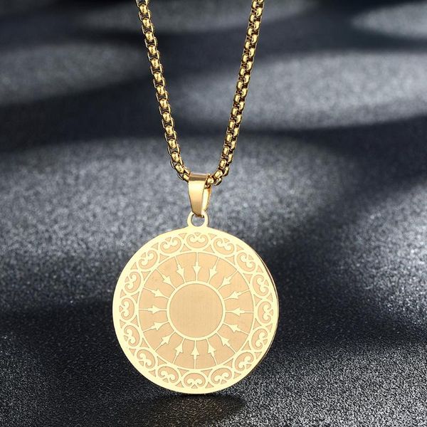 pendant necklaces gold spiritual mandala for women meditation charm religious jewelry stainless steel necklace men gift, Silver
pendant necklaces gold spiritual mandala for women meditation charm religious jewelry stainless steel necklace men gift, Silver