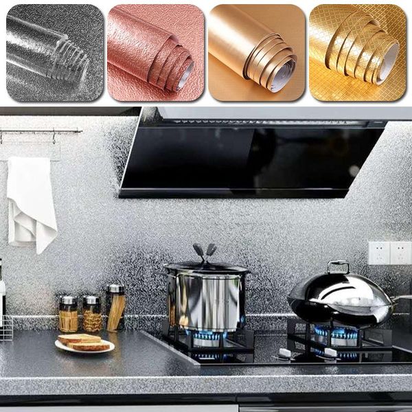 60*100cm kitchen oil-proof waterproof stickers aluminum foil stove cabinet self adhesive wall sticker diy wallpaper wallpapers
60*100cm kitchen oil-proof waterproof stickers aluminum foil stove cabinet self adhesive wall sticker diy wallpaper wallpapers