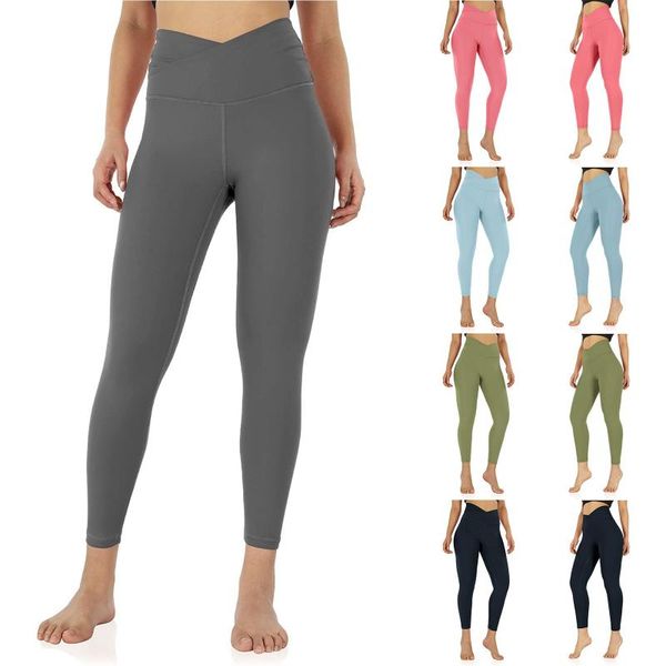 women's leggings cross waist with inner pocket outdoor exercise trousers workout running fitness tights pants mujer, Black
women's leggings cross waist with inner pocket outdoor exercise trousers workout running fitness tights pants mujer, Black