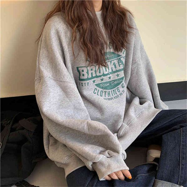women's hoodies & sweatshirts no female hoodies printed korean baggy casual all-match fashion sweatshirts stylish harajuku simple, Black
women's hoodies & sweatshirts no female hoodies printed korean baggy casual all-match fashion sweatshirts stylish harajuku simple, Black