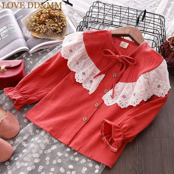 love dd&mm girls shirts autumn children's wear girls sweet lovely lace hollow ruffled long-sleeved shirt 210715, White;black
love dd&mm girls shirts autumn children's wear girls sweet lovely lace hollow ruffled long-sleeved shirt 210715, White;black