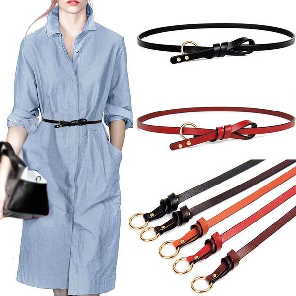belts 100% genuine leather women knotted button designer thin casual female waistband western style ladies belt, Black;brown
belts 100% genuine leather women knotted button designer thin casual female waistband western style ladies belt, Black;brown