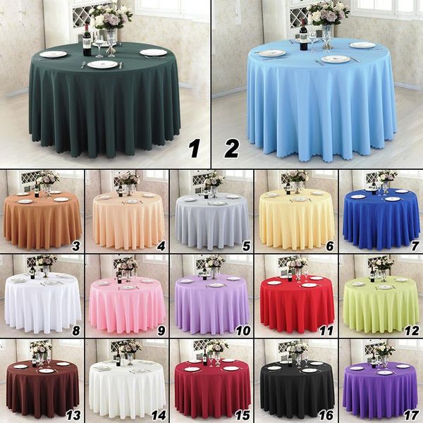 table cloth round tablecloth large for banquet wedding el party event birthday baby shower decoration skirt
table cloth round tablecloth large for banquet wedding el party event birthday baby shower decoration skirt