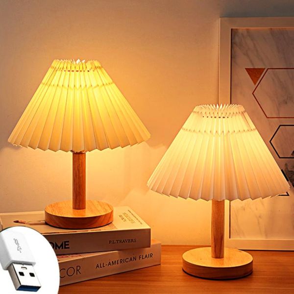 night lights ins retro pleated light homestay bedroom decoration table lamp umbrella bedside creative gift
night lights ins retro pleated light homestay bedroom decoration table lamp umbrella bedside creative gift