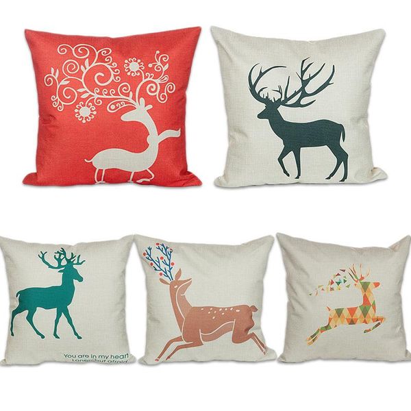 cushion/decorative pillow christmas cushion cover cute elk pattern series pillowcase home car decoration linen
cushion/decorative pillow christmas cushion cover cute elk pattern series pillowcase home car decoration linen