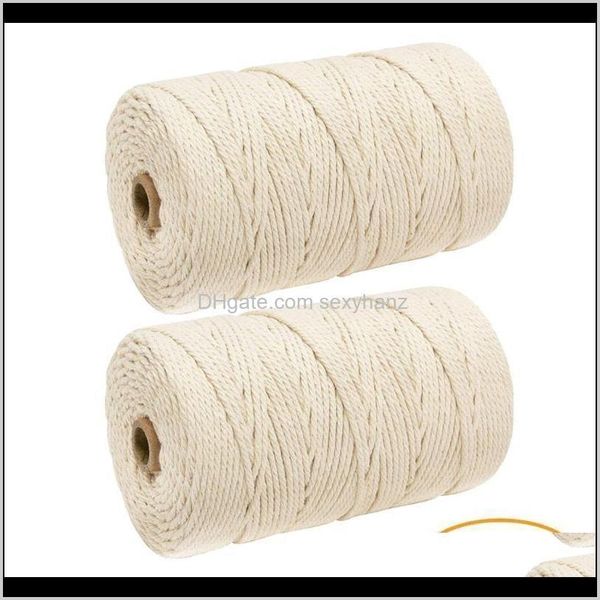 yarn clothing fabric apparel drop delivery 2021 2pcs cotton cord m x 200m rame hanging wall hangings plant hangers art diy handmade home dec, Black;white
yarn clothing fabric apparel drop delivery 2021 2pcs cotton cord m x 200m rame hanging wall hangings plant hangers art diy handmade home dec, Black;white