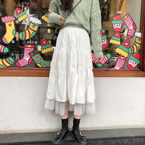 skirts autumn winter women winkled long pleated white black gothic high waist mesh patchwork ruffle tulle skirt midi faldas ghtg
skirts autumn winter women winkled long pleated white black gothic high waist mesh patchwork ruffle tulle skirt midi faldas ghtg