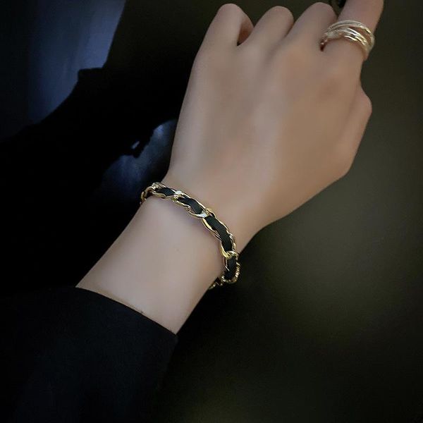 link, chain fashion leather bracelets for women simple trendy bracelet 2021 punk hip-hop style birthday christmas gifts, Black
link, chain fashion leather bracelets for women simple trendy bracelet 2021 punk hip-hop style birthday christmas gifts, Black