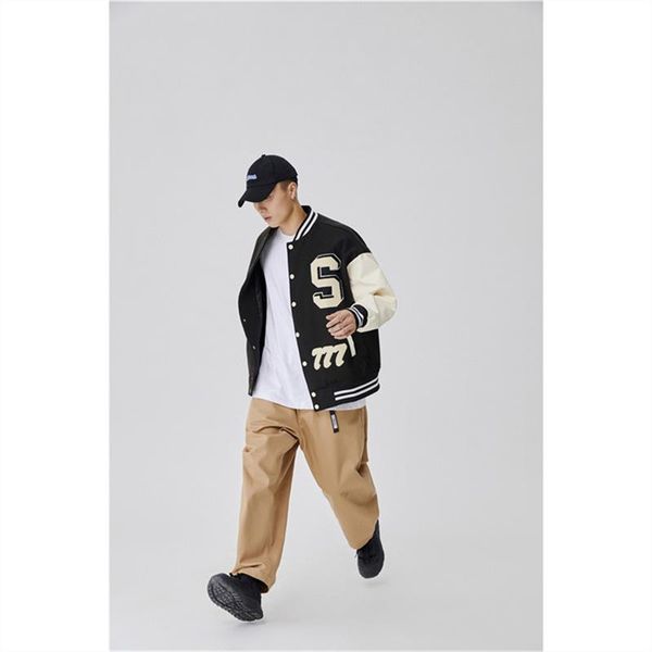 men's jackets baseball coats ins hip hop varsity jacket mens furry letters embroidery color block college womens harajuku unisex, Black;brown
men's jackets baseball coats ins hip hop varsity jacket mens furry letters embroidery color block college womens harajuku unisex, Black;brown