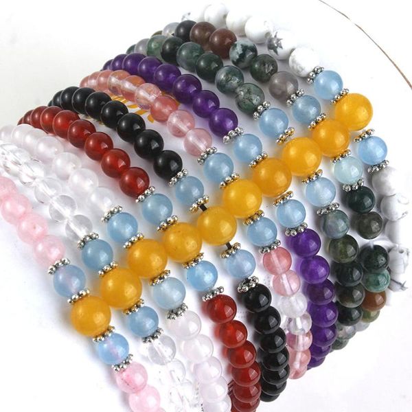 beaded, strands 6-8mm minimalist amethysts round beads bracelet rose pink quartzs fashion jewelry, Black
beaded, strands 6-8mm minimalist amethysts round beads bracelet rose pink quartzs fashion jewelry, Black