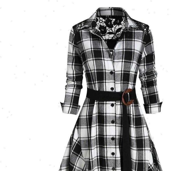 loose long sleeve belted womens shirt turn down collar plaid print lace splice asymmetric feminina belt, White
loose long sleeve belted womens shirt turn down collar plaid print lace splice asymmetric feminina belt, White