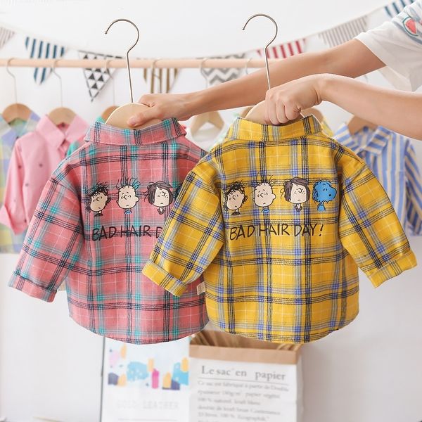 children's long sleeve plaid baby coat cardigan fashion children's spring and autumn lapel shirt, Blue;red
children's long sleeve plaid baby coat cardigan fashion children's spring and autumn lapel shirt, Blue;red