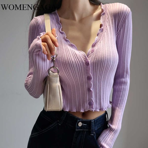 womengaga french ruffle girl v-neck buckle slimming long-sleeved knitted cardigan bottoming t shirt knitting women v0w1 210603, White
womengaga french ruffle girl v-neck buckle slimming long-sleeved knitted cardigan bottoming t shirt knitting women v0w1 210603, White