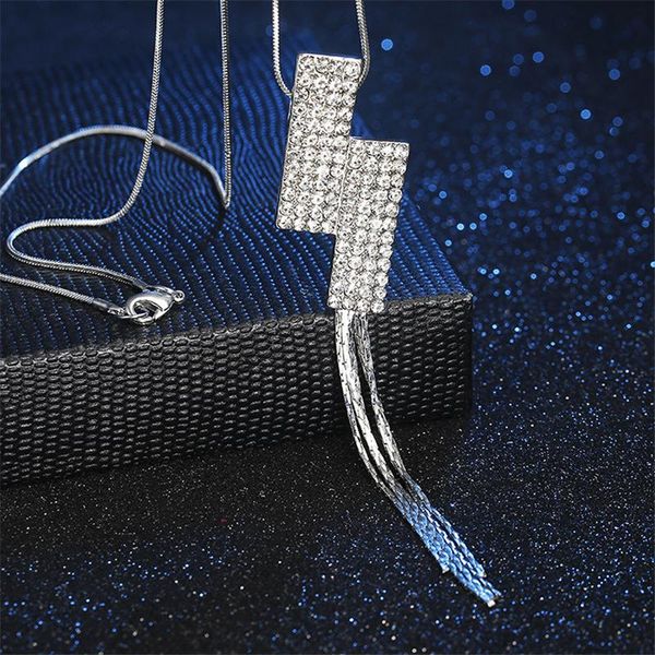 pendant necklaces length 75cm elegant long alloy tassel necklace fashion wedding party shopping jewelry anniversary accessories, Silver
pendant necklaces length 75cm elegant long alloy tassel necklace fashion wedding party shopping jewelry anniversary accessories, Silver