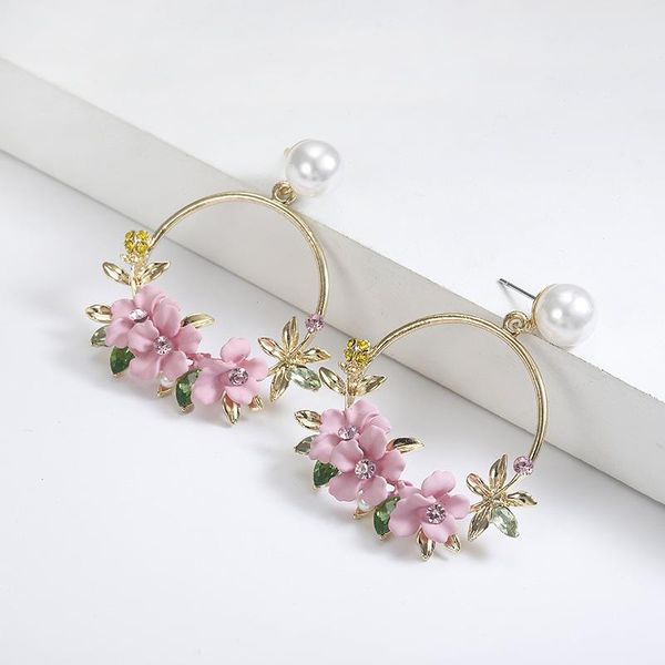 hoop & huggie korean version of 2021 sweet flower earrings female purple soft pottery pearl girl fashion jewelry, Golden;silver
hoop & huggie korean version of 2021 sweet flower earrings female purple soft pottery pearl girl fashion jewelry, Golden;silver