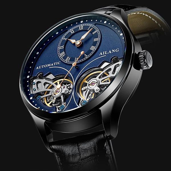wristwatches unique design double tourbillon mechanical watch luxury business men's watches genuine leather automatic waterproof clock, Slivery;brown
wristwatches unique design double tourbillon mechanical watch luxury business men's watches genuine leather automatic waterproof clock, Slivery;brown