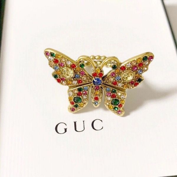 75% discount on factory outlet gu year new color diamond butterfly ring fashion women's brass material, Slivery;golden
75% discount on factory outlet gu year new color diamond butterfly ring fashion women's brass material, Slivery;golden
