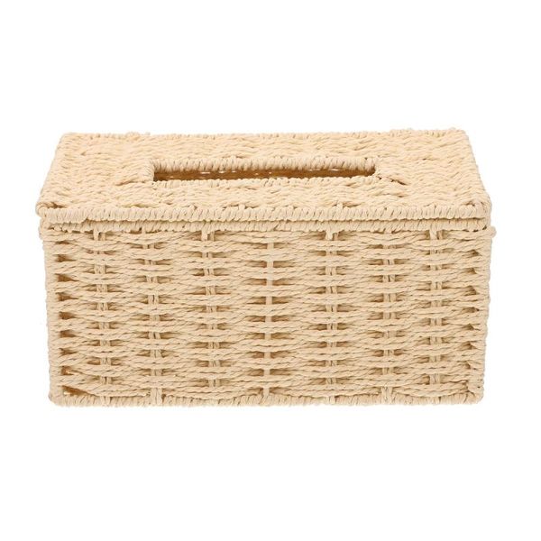 tissue boxes & napkins 1pc practical household paper string storage box for bedroom desktop
tissue boxes & napkins 1pc practical household paper string storage box for bedroom desktop