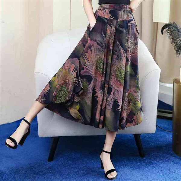 autumn spring print womans pants wide leg trousers for female high elastic waist ladies skirt pants with pockets, Black;white
autumn spring print womans pants wide leg trousers for female high elastic waist ladies skirt pants with pockets, Black;white
