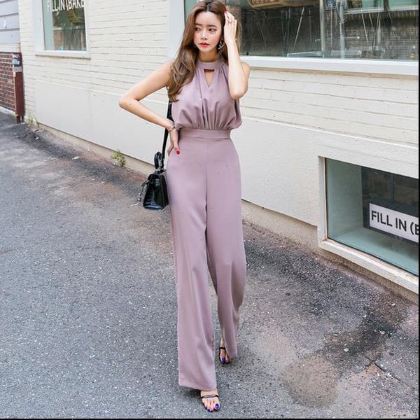 office sleeveless slim elegant work women jumpsuit business wide leg pant casual jumpsuits female ae964, Black;white
office sleeveless slim elegant work women jumpsuit business wide leg pant casual jumpsuits female ae964, Black;white