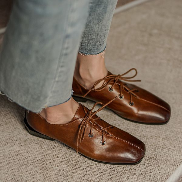 dress shoes genuine leather women's shoes fashion oxford lace spring /autumn toe square foot bulk handcrafted woman size 34-40 l5ch, Black
dress shoes genuine leather women's shoes fashion oxford lace spring /autumn toe square foot bulk handcrafted woman size 34-40 l5ch, Black