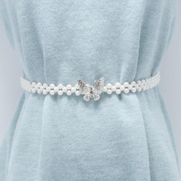 belts women's bead chain belt versatile fashion pearl diamond flower waist dress decorative bow buckle elastic, Black;brown
belts women's bead chain belt versatile fashion pearl diamond flower waist dress decorative bow buckle elastic, Black;brown