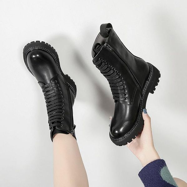 boots fashion genuien leather ankle bootswomen 2021 british style casual short ladies natural skin women shoes, Black
boots fashion genuien leather ankle bootswomen 2021 british style casual short ladies natural skin women shoes, Black