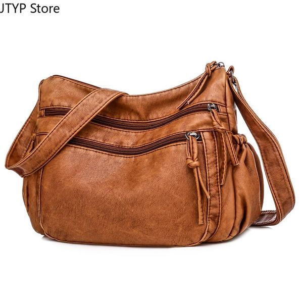 evening bags vintage women shoulder bag pu leather crossbody soft purse multi-pockets messenger designer flap lady handbag
evening bags vintage women shoulder bag pu leather crossbody soft purse multi-pockets messenger designer flap lady handbag