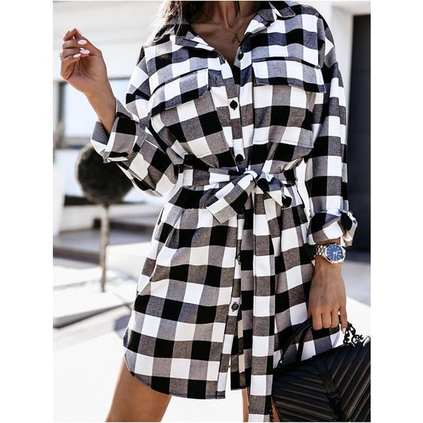 casual dresses women leisure loose long sleeve irregular plaid printed ladies buttons high waist shirt dress, Black;gray
casual dresses women leisure loose long sleeve irregular plaid printed ladies buttons high waist shirt dress, Black;gray