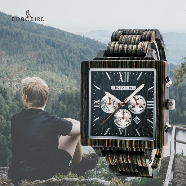 wristwatches bobo bird men watch wooden auto date luminous hand wristwatch japanese quartz movement chronograph timepiece reloj hombre, Slivery;brown
wristwatches bobo bird men watch wooden auto date luminous hand wristwatch japanese quartz movement chronograph timepiece reloj hombre, Slivery;brown