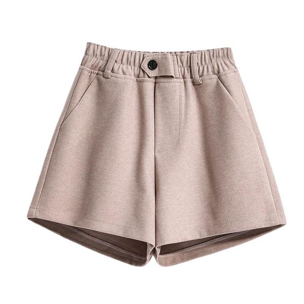 women's shorts simple temperament plus size women for autumn winter out wear pocket elastic waist boots wide legs khaki black, White;black
women's shorts simple temperament plus size women for autumn winter out wear pocket elastic waist boots wide legs khaki black, White;black